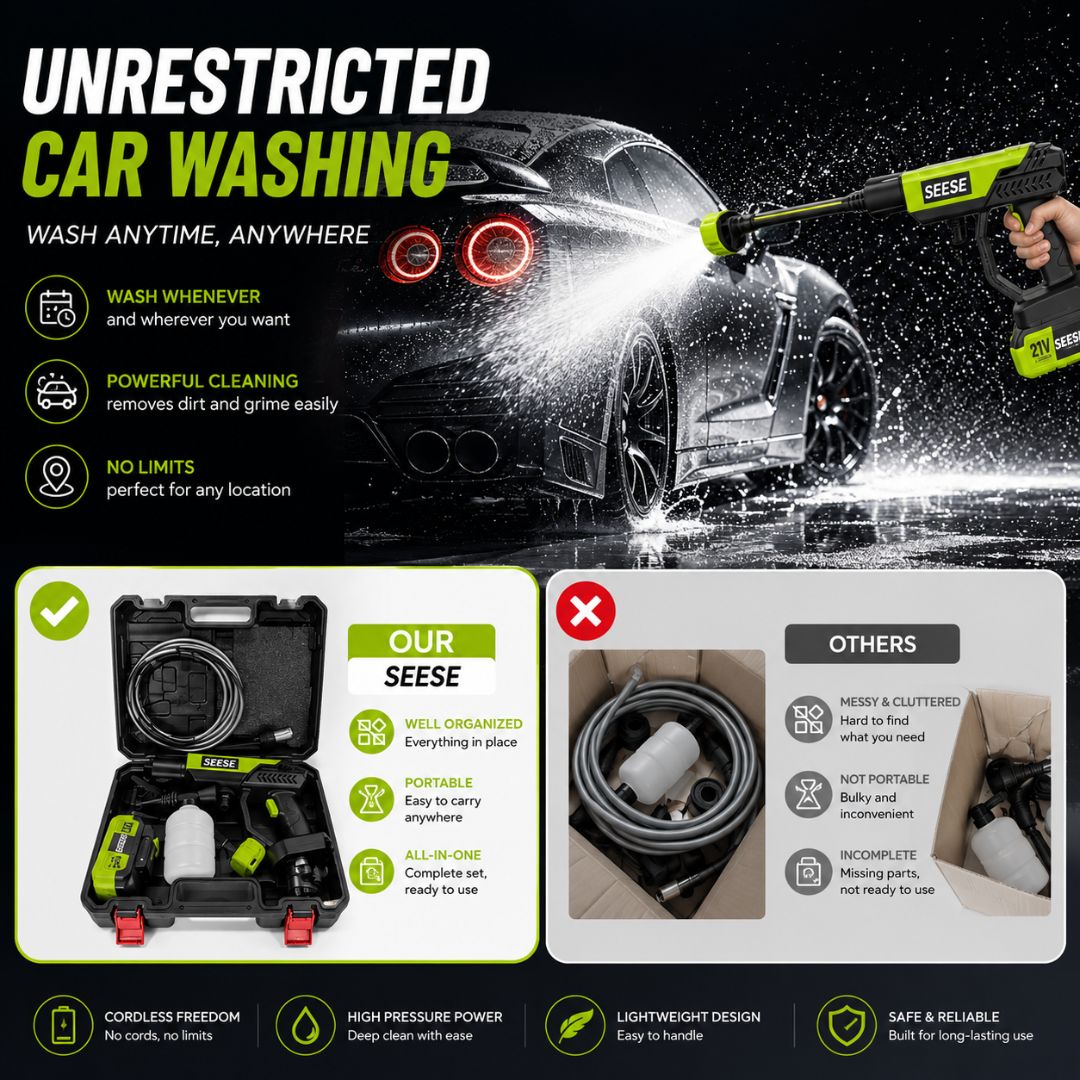 VoltWash™ – Cordless Pressure Washer