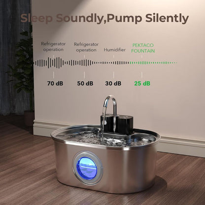 PawFlow™ Steel Water Dispenser