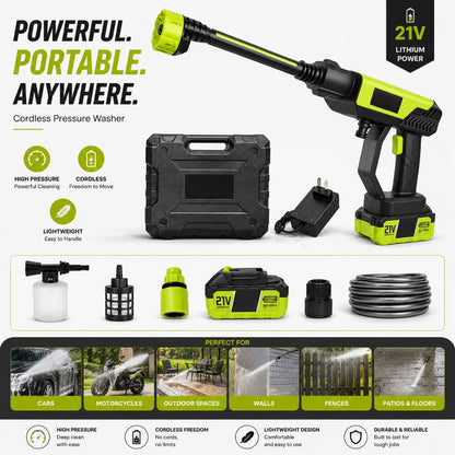 VoltWash™ – Cordless Pressure Washer